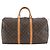 Borsa Boston Louis Vuitton Monogram Keepall 50 Marrone