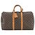 Borsa Boston Louis Vuitton Monogram Keepall 50 in pelle Marrone