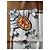 Hermès "The Royal and Ancient Game of Golf" Silk Square Scarf Brown White Red Blue Gold hardware - view 8