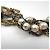 Collana a doppio giro con strass placcata oro Chanel D'oro - vista 5