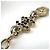 Collana a doppio giro con strass placcata oro Chanel D'oro - vista 6