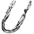 Collana Chanel Coco Mark Nero Argento