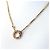 Colar Pendente Cartier Love Circle 2P Diamantes Ouro Rosa - vista 2