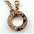 Colar Pendente Cartier Love Circle 2P Diamantes Ouro Rosa - vista 7