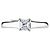 Anello fede Tiffany & Co. Lucida in platino e diamanti
