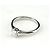 Anello fede Tiffany & Co. Lucida in platino e diamanti - vista 3
