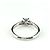 Anello fede Tiffany & Co. Lucida in platino e diamanti - vista 5