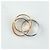 Anillo Cartier Trinity de oro amarillo - vista 3