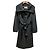 Abrigo de mezcla de cachemira Max Mara Negro
