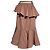 Autre Marque eimy istoire Gonna a Sirena con Volant e Linea Peplum Rosa - vista 2