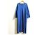 Autre Marque PLAIN PEOPLE Super140 Jersey V-Ausschnitt Kleid Blau