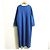 Autre Marque PLAIN PEOPLE Super140 Jersey V-Ausschnitt Kleid Blau - Ansicht 2