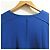 Autre Marque PLAIN PEOPLE Super140 Jersey V-Ausschnitt Kleid Blau - Ansicht 6