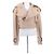 Autre Marque Trench corto beige in cotone