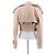 Autre Marque Trench corto beige in cotone - vista 2