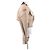 Autre Marque Trench corto beige in cotone - vista 3