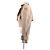 Autre Marque Trench corto beige in cotone - vista 4