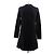 Thom Browne Abito midi dritto plissé blu navy - vista 2