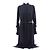 Thom Browne Abito midi dritto blu navy