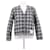 Thom Browne Grau karierter Cardigan