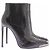 Saint Laurent Décolleté nere e argentate Nero - vista 6
