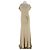 Autre Marque Vestido DISSH de algodón beige XS