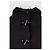 Autre Marque Abrigo duffle negro con capucha y botones de madera - vista 2