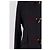 Autre Marque Abrigo duffle negro con capucha y botones de madera - vista 3