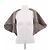 Chloé Bolero aus Kunstpelz Beige