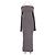 Autre Marque Vestido slim & ajustado gris