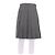 Falda plisada de lana gris Thom Browne