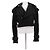 Autre Marque WARDROBE NYC Kurzer schwarzer Baumwoll Trenchcoat
