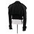 Autre Marque WARDROBE NYC Kurzer schwarzer Baumwoll Trenchcoat - Ansicht 2