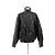 Autre Marque Schwarze Jacke in Lederoptik