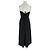 Vestido largo negro de algodón Cos - vista 2