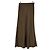 Autre Marque Falda de satén de seda caqui LILYSILK Talla 34