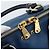 Miu Miu Hand Bag Leather 2way Blue Gold - vista 10