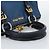 Miu Miu Hand Bag Leather 2way Blue Gold - vista 7