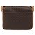 Céline CELINE Macadam Shoulder Bag PVC Leather Brown Gold - vista 2