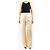 Brunello Cucinelli Satinhose in Creme - size UK 10 Roh - Ansicht 2