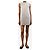 Miu Miu Vestido mini em denim cinza - size UK 4 - vista 3