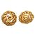 Orecchini a catena Chanel Vintage Coco Mark D'oro - vista 2