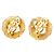 Orecchini a catena Chanel Vintage Coco Mark D'oro - vista 3