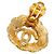 Orecchini a catena Chanel Vintage Coco Mark D'oro - vista 5