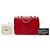 Borsa a tracolla Chanel Coco Mark Chain Rosso - vista 13