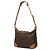 Borsa a tracolla Louis Vuitton Monogram Boulogne 30 Marrone Monogramma - vista 2