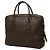 Borsetta Prada in pelle Saffiano marrone - vista 2