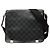 Borsa a tracolla Louis Vuitton Damier Graphite District PM NM Nero Damier ebene