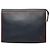 Louis Vuitton Taiga Pochette Voyage Clutch Bag Blu navy