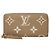 Cartera Zippy Monogram Empreinte Louis Vuitton Multicolor Beige Monograma